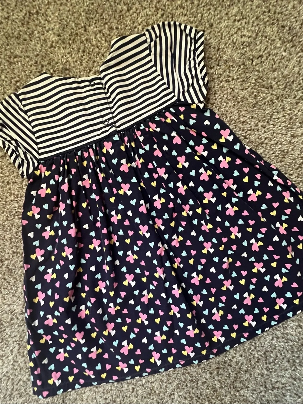 🎉5/$20🎉 GYMBOREE Dress with Pink, Blue, Yellow & White Hearts